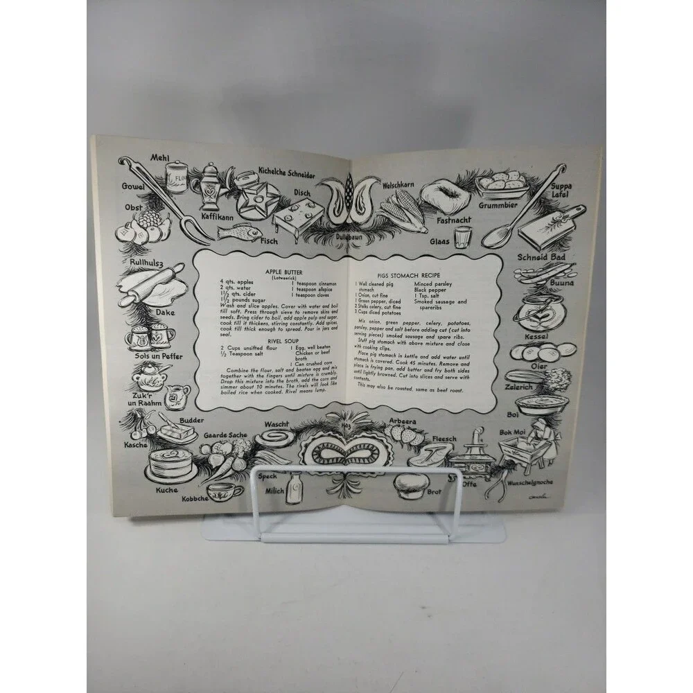 Vintage Amish Dutch Cookbook Ruth Redclay Dutch Cupboard Gettysburg PA 1960s